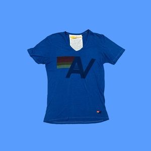 Aviator Nation Vintage V-Neck Logo Tee